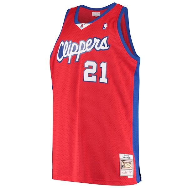 Darius Miles LA Clippers Hardwood Classics Swingman Jersey - Red