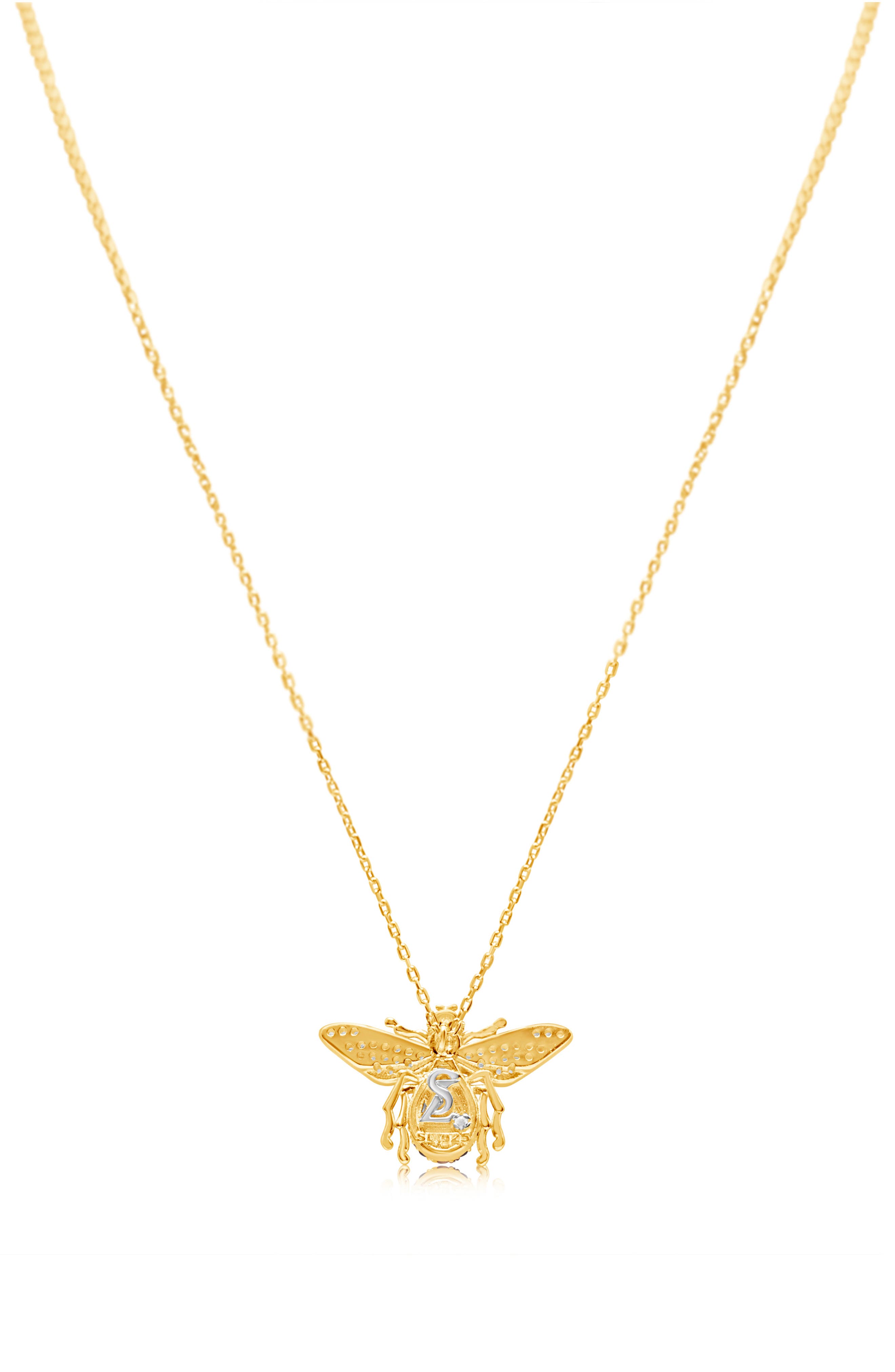SUZY LEVIAN Bee Pendant Necklace