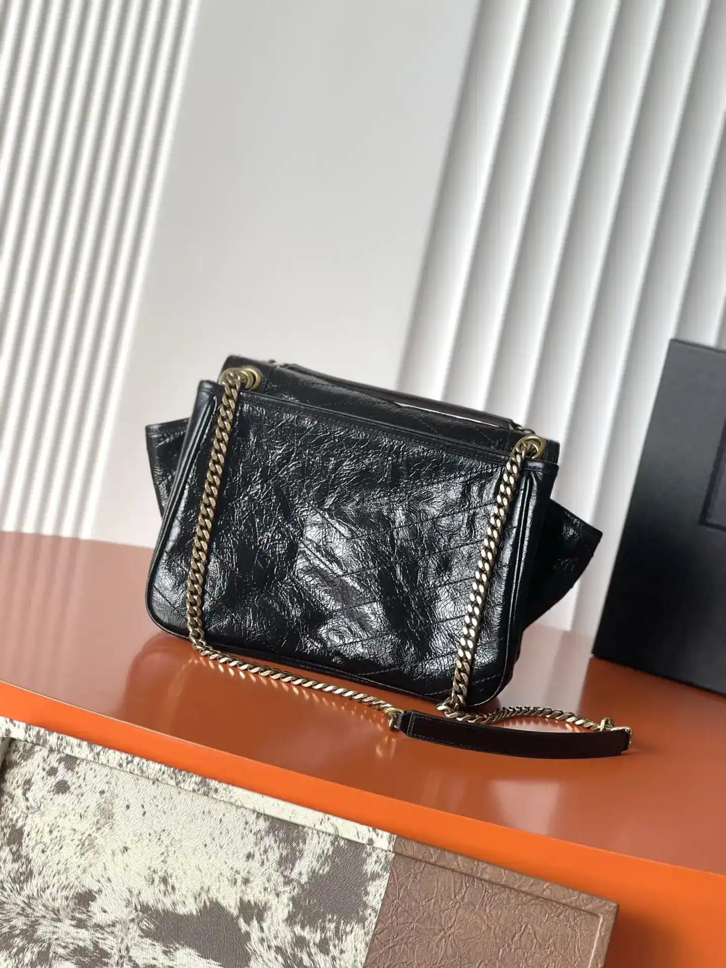 Saint Laurent Pink Niki Quilted Leather Shoulder Bag product photo from LabelPicks