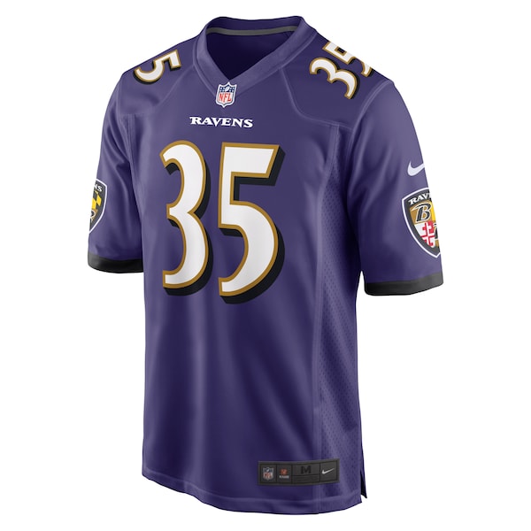 Gus Edwards Baltimore Ravens Nike Game Jersey - Purple