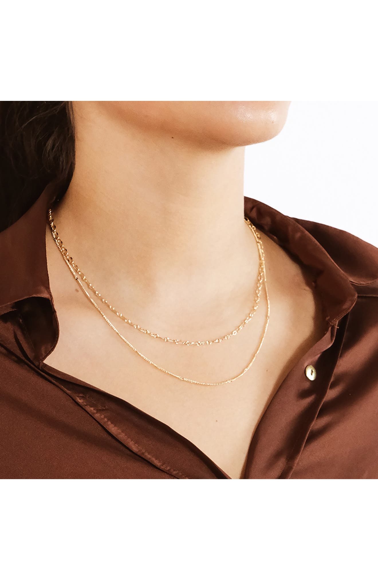 Sterling Forever Serenity Layered Necklace