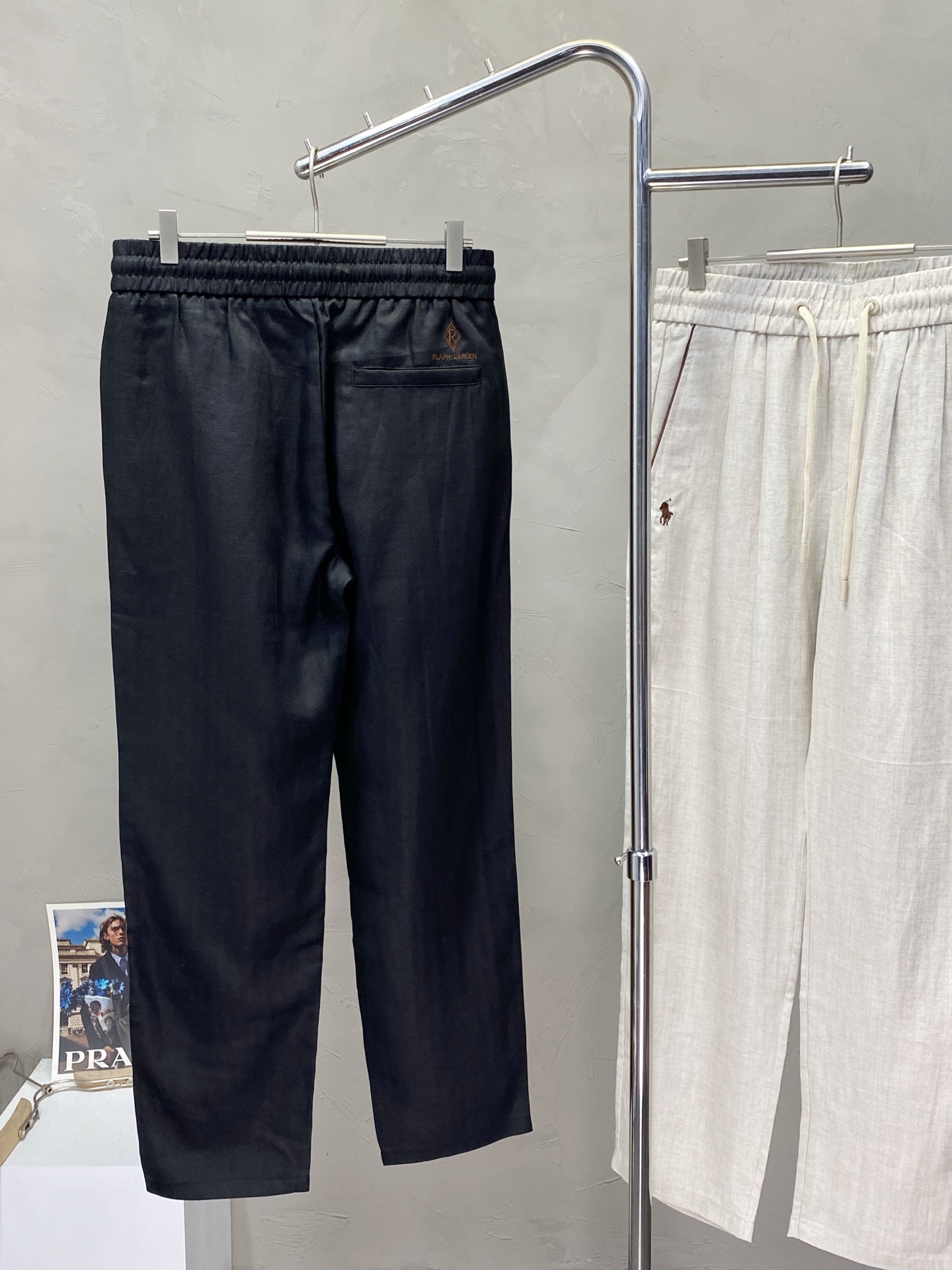 0618 The latest glitzy patchwork pants