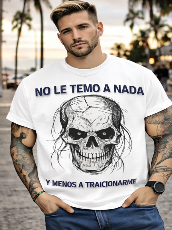 Remera Calavera Quebrada | Streetwear Dark Unisex