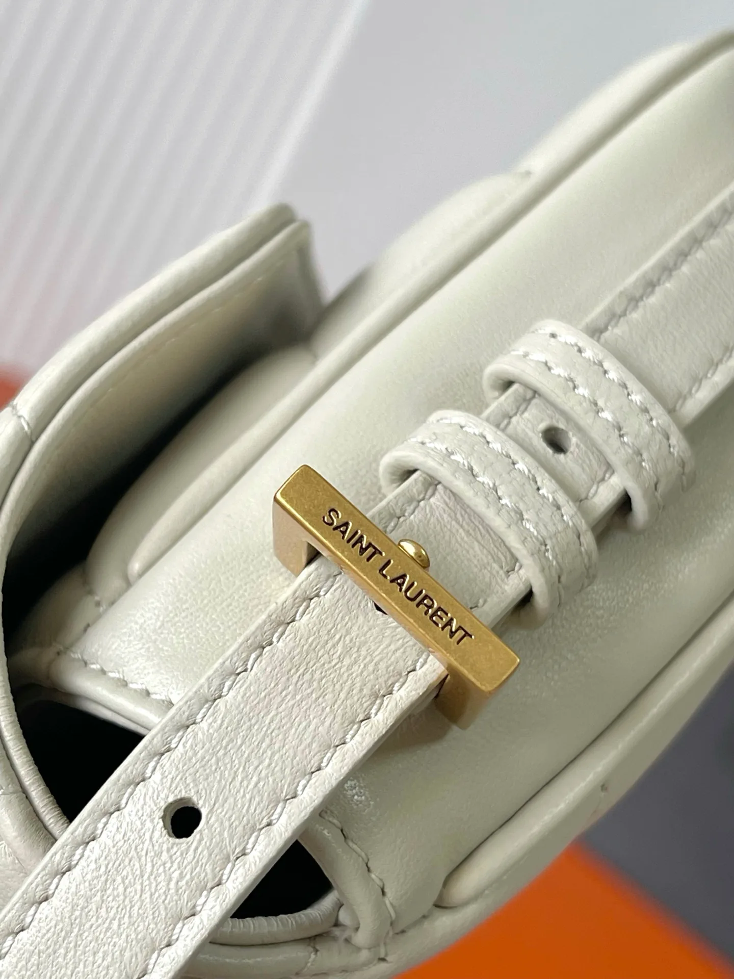 Saint Laurent White Loulou Quilted Leather Crossbody Bag product photo from LabelPicks