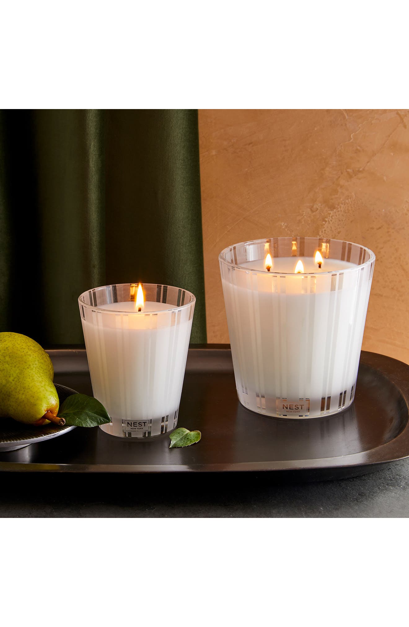NEST New York Velvet Pear Three-Wick Candle