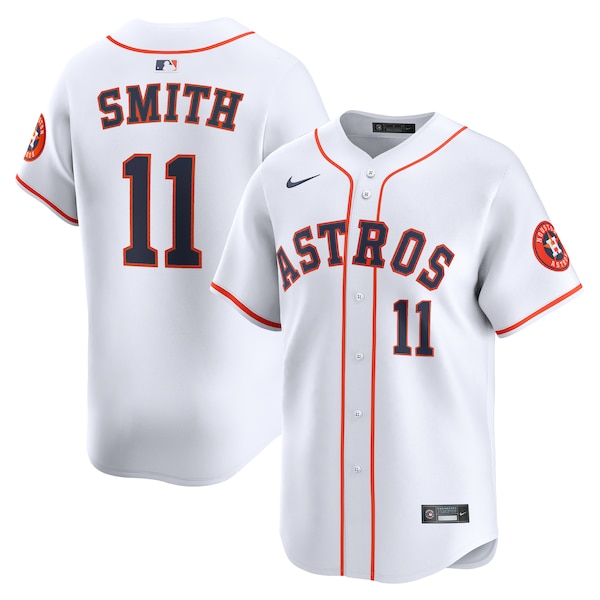 Cam Smith #11 Houston Astros Nike Home Limited Player Jersey - White
