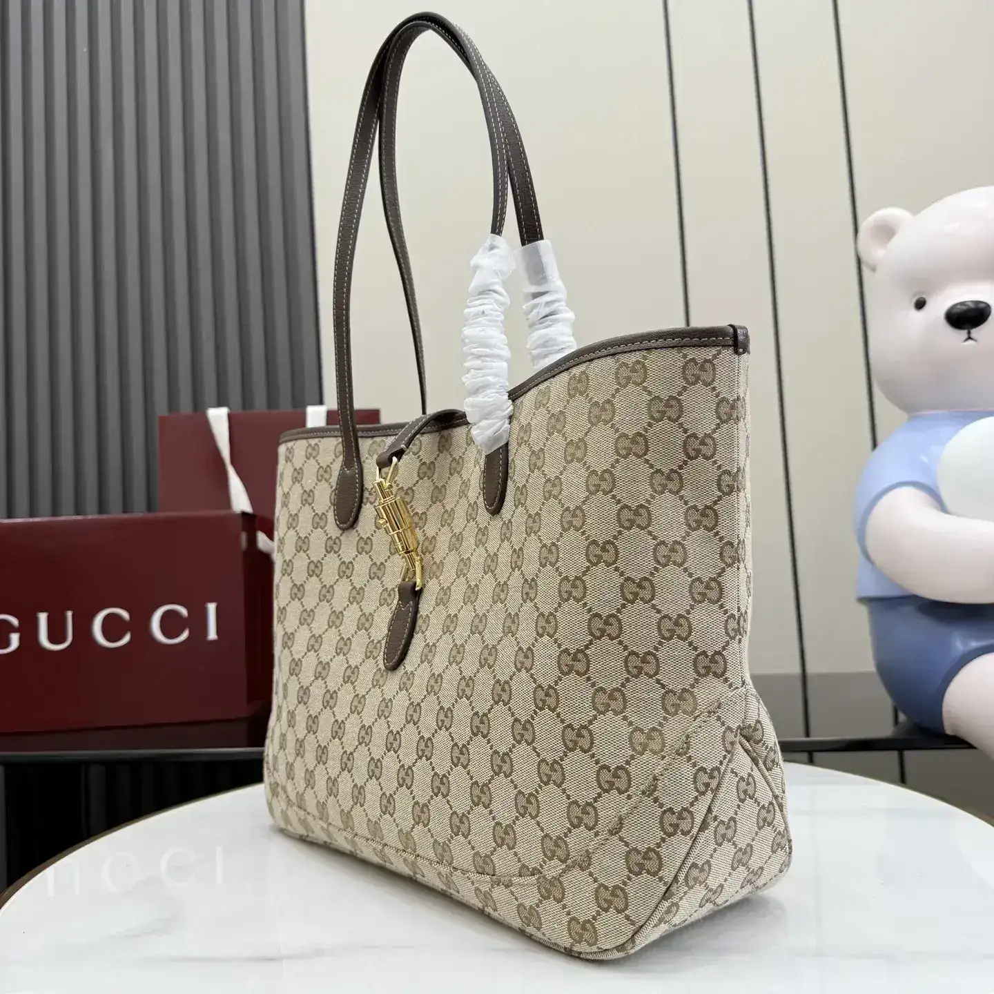 Gucci Brown Jackie Quilted Leather Tote Bag product photo from LabelPicks