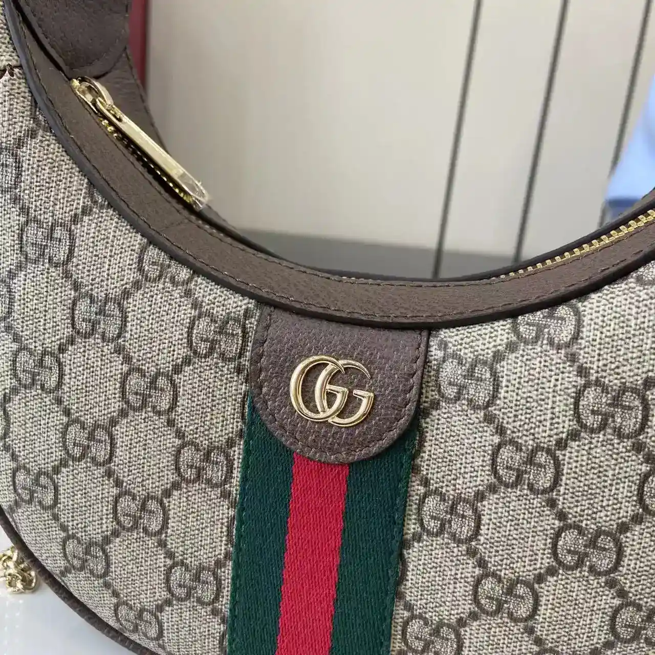 Gucci Brown Ophidia GG Supreme Canvas Shoulder Bag product photo from LabelPicks