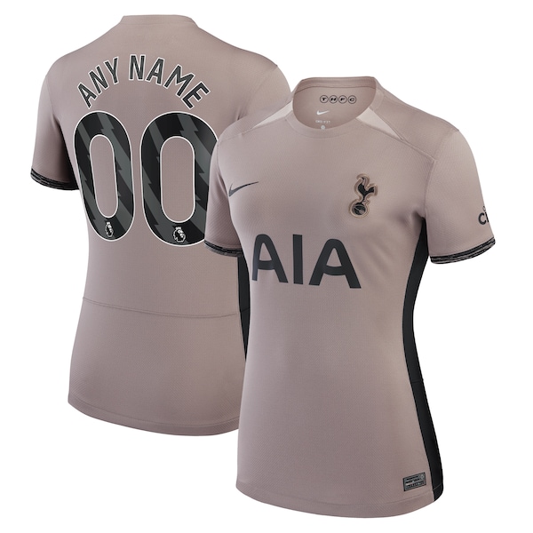 Tottenham Hotspur Nike Women's 2023/24 Third Stadium Replica Custom Jersey – Tan
