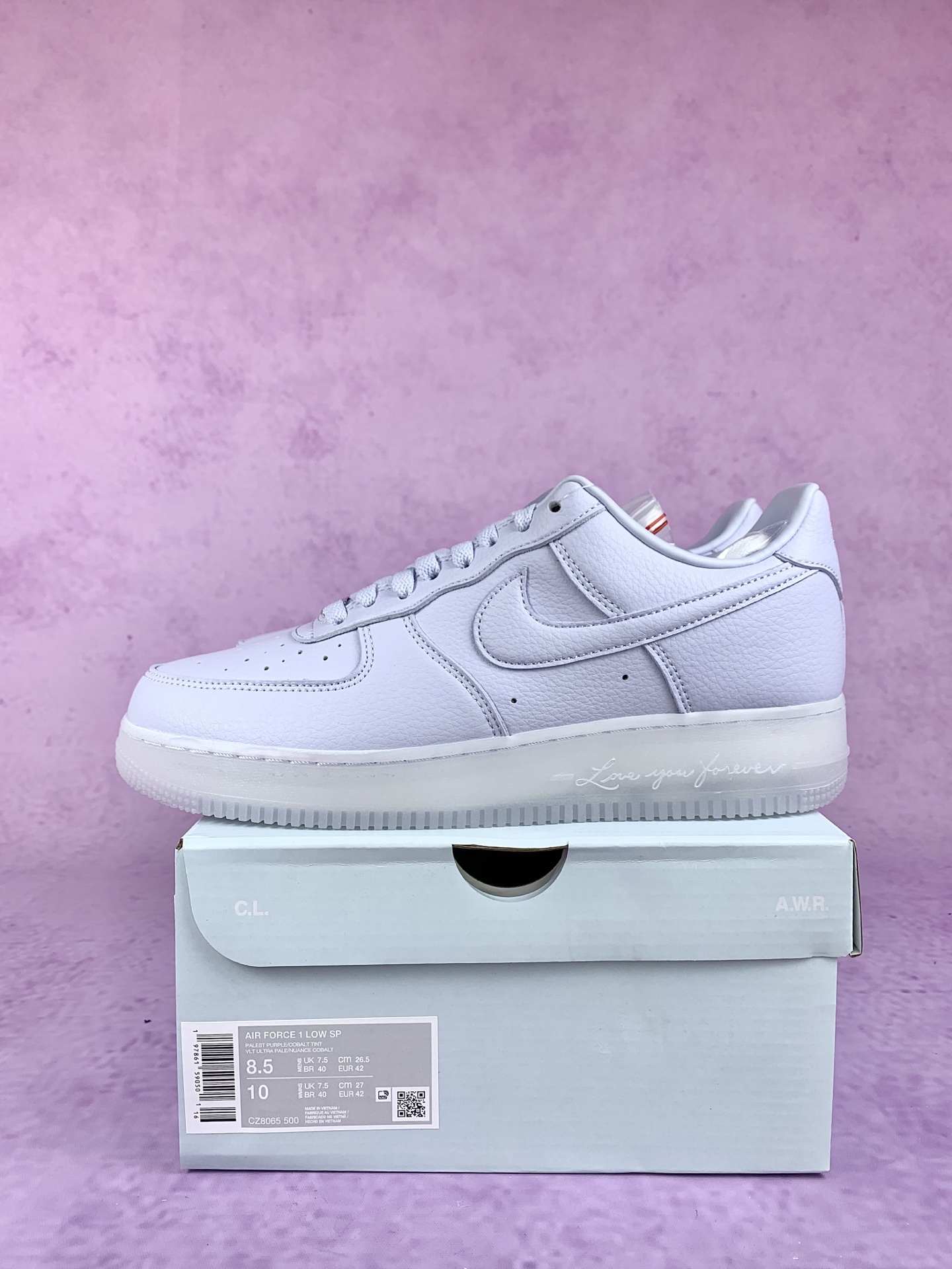 NOCTA x Nike Air Force 1 Low “Palest Purple” - Palest Purple/Cobalt Tint/Metallic Silver