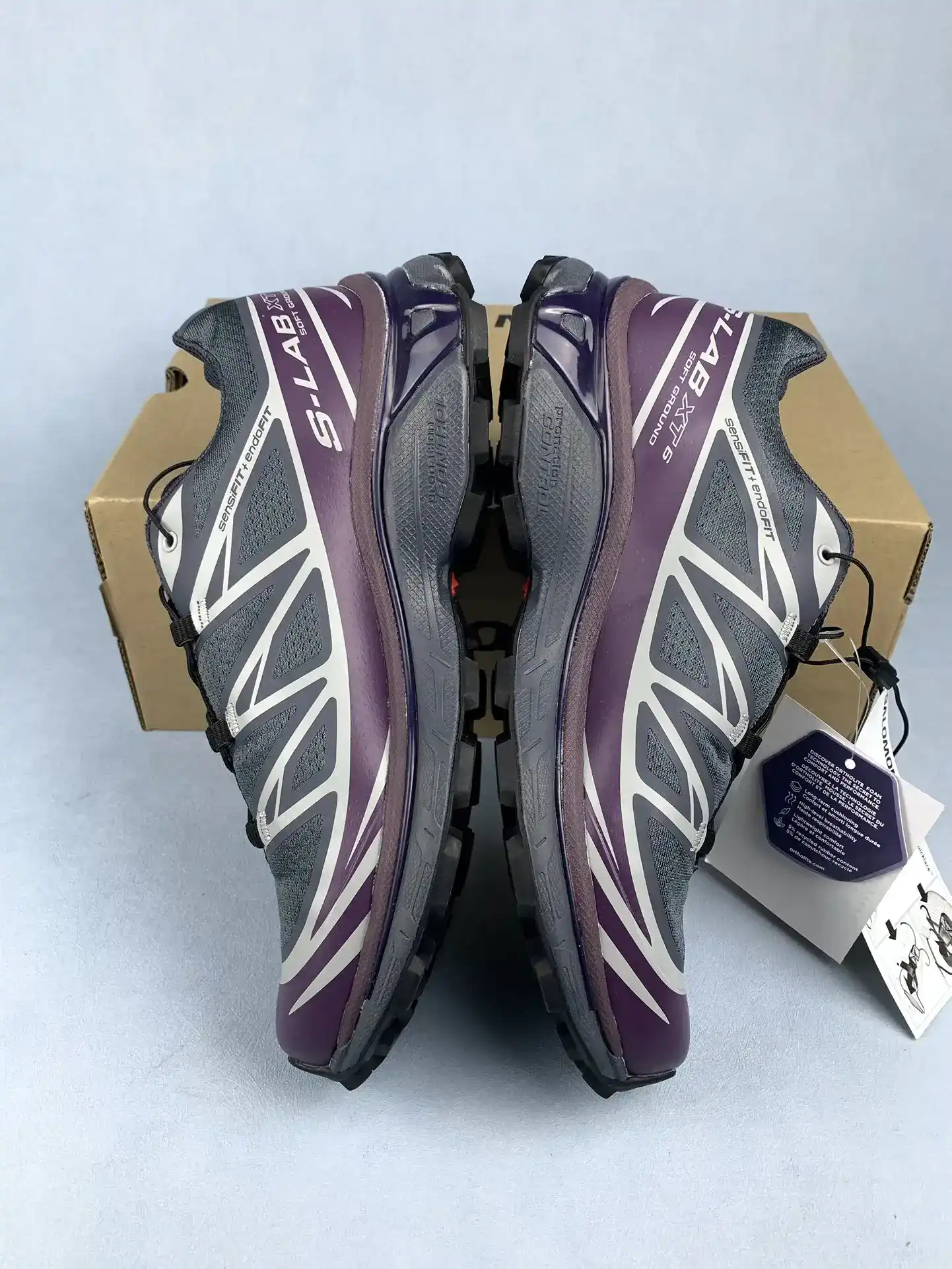 Salomon XT-6 “Black Purple” Shoes product photo from LabelPicks