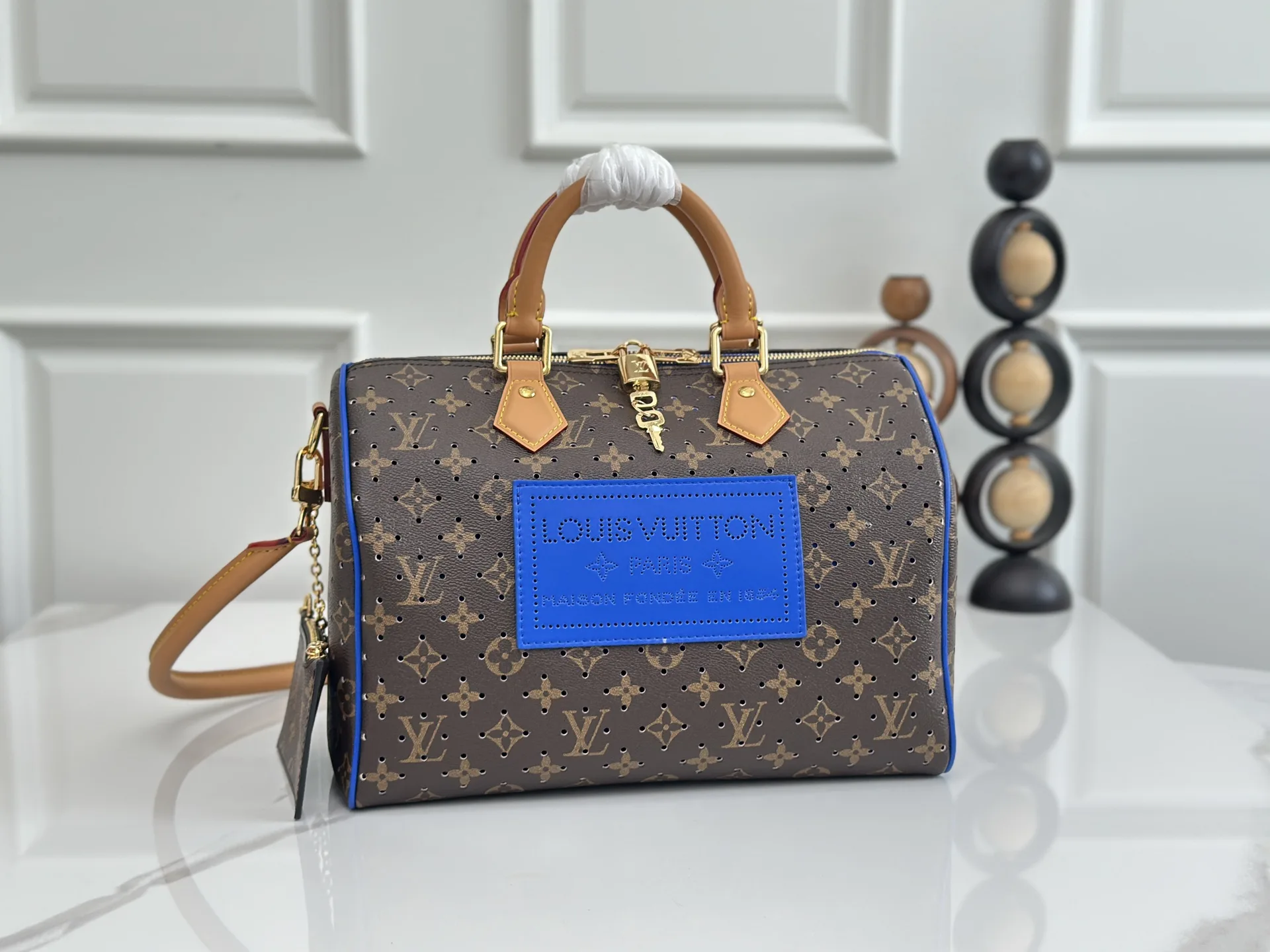 Louis Vuitton Canvas and Leather Speedy Top Handle Bag product photo from LabelPicks