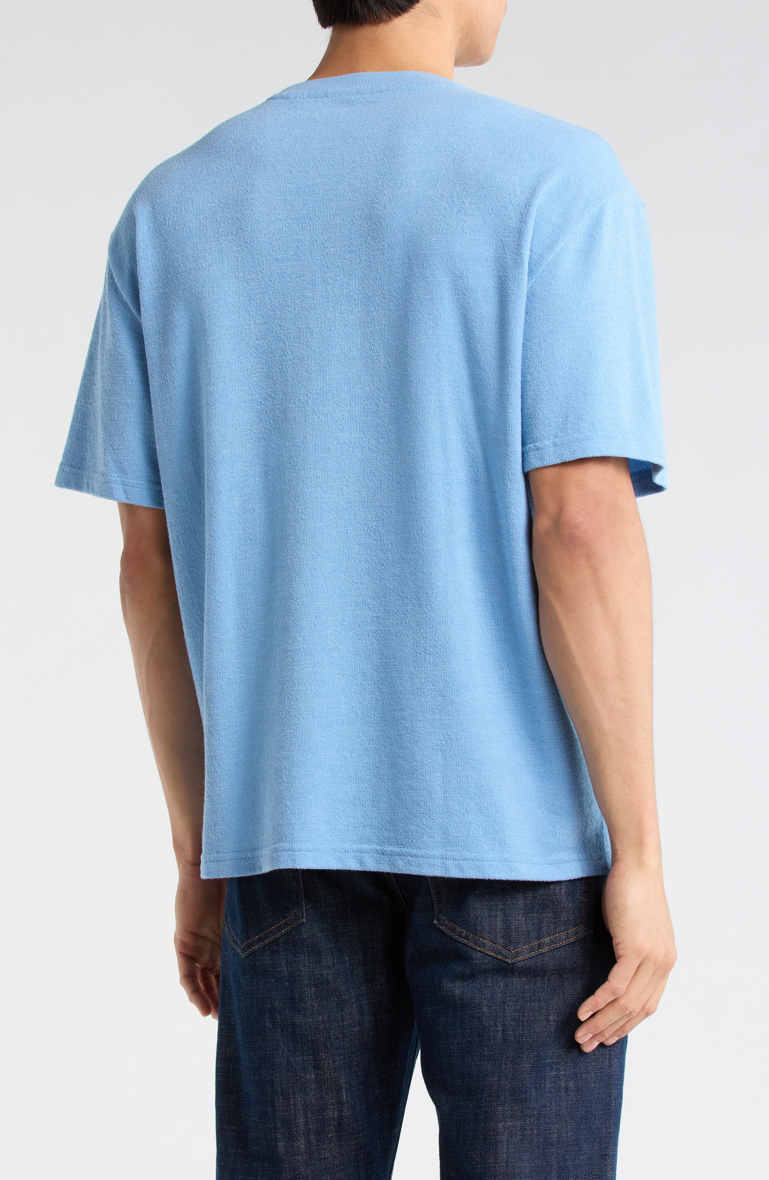 Lucky Brand Textured Boxy Knit T-Shirt