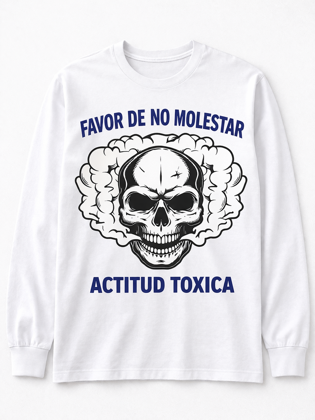 Remera Calavera con Humo | Estilo Urbano Dark Unisex