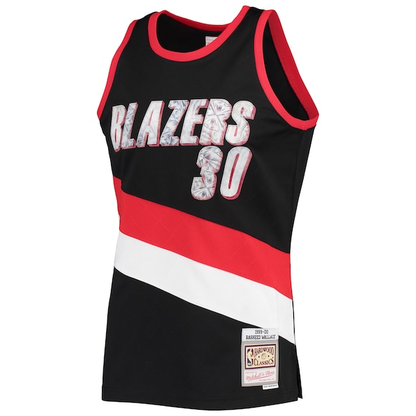 Rasheed Wallace Portland Trail Blazers 1999/00 Hardwood Classics NBA 75th Anniversary Diamond Swingman Jersey - Black