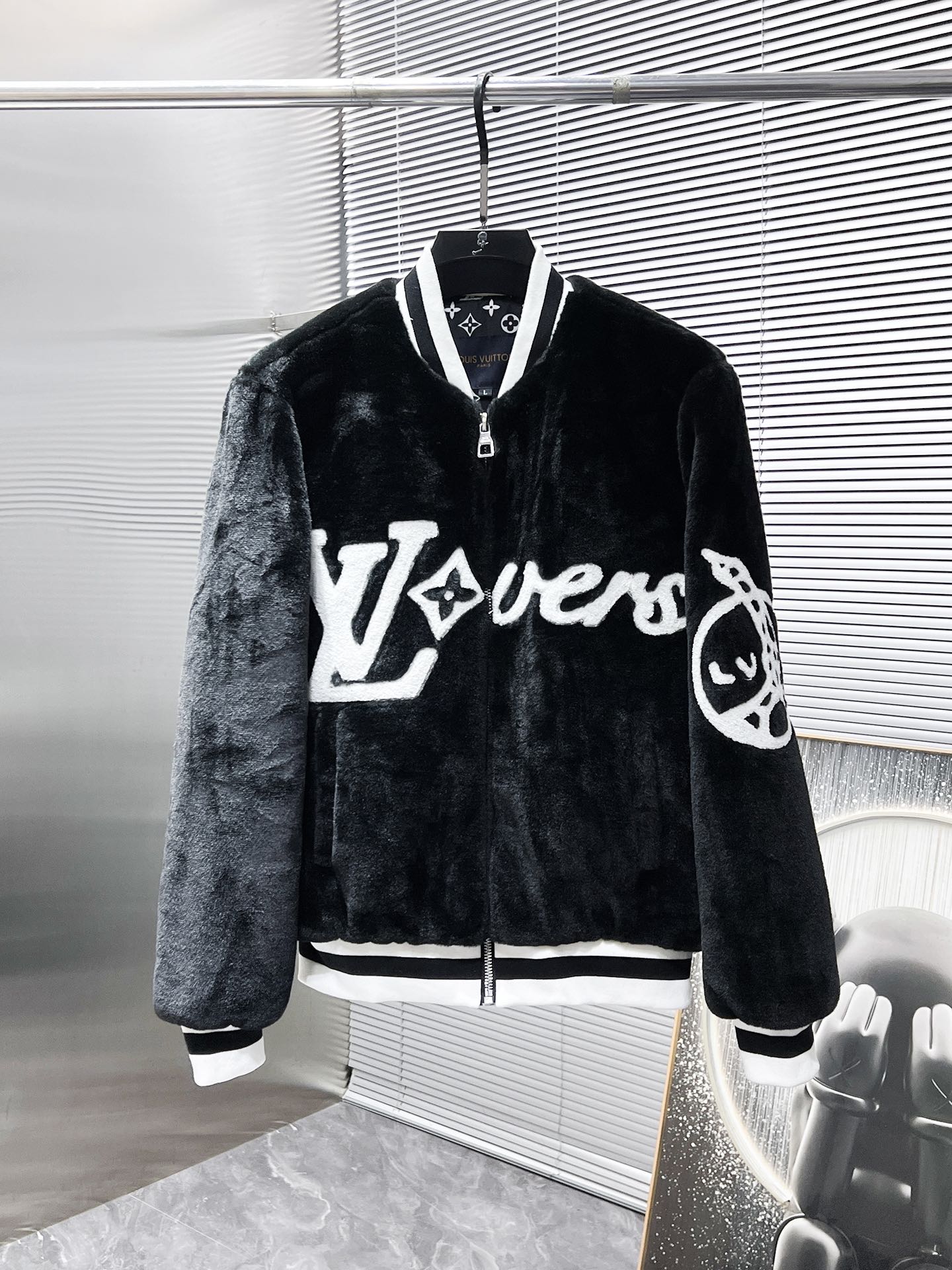 0916 Men's Varsity Leather Baseball Jacket