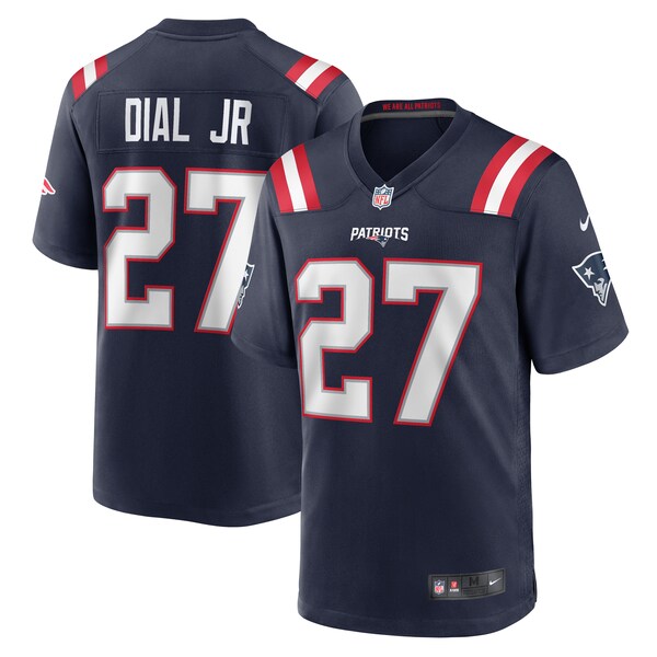 Marcellas Dial Jr. New England Patriots Nike  Game Jersey -  Navy