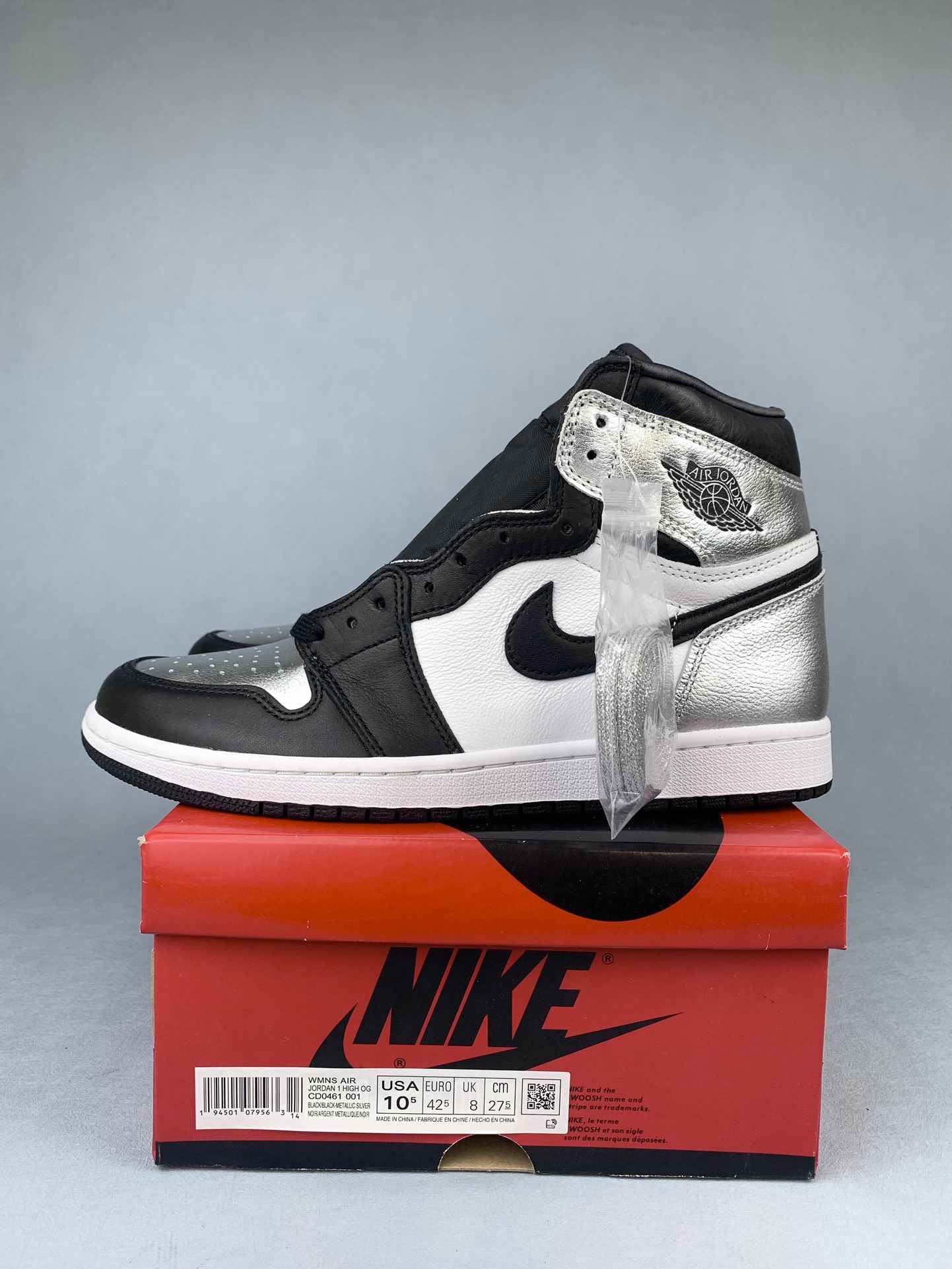 Air Jordan 1 High OG “Silver Toe” Shoes
