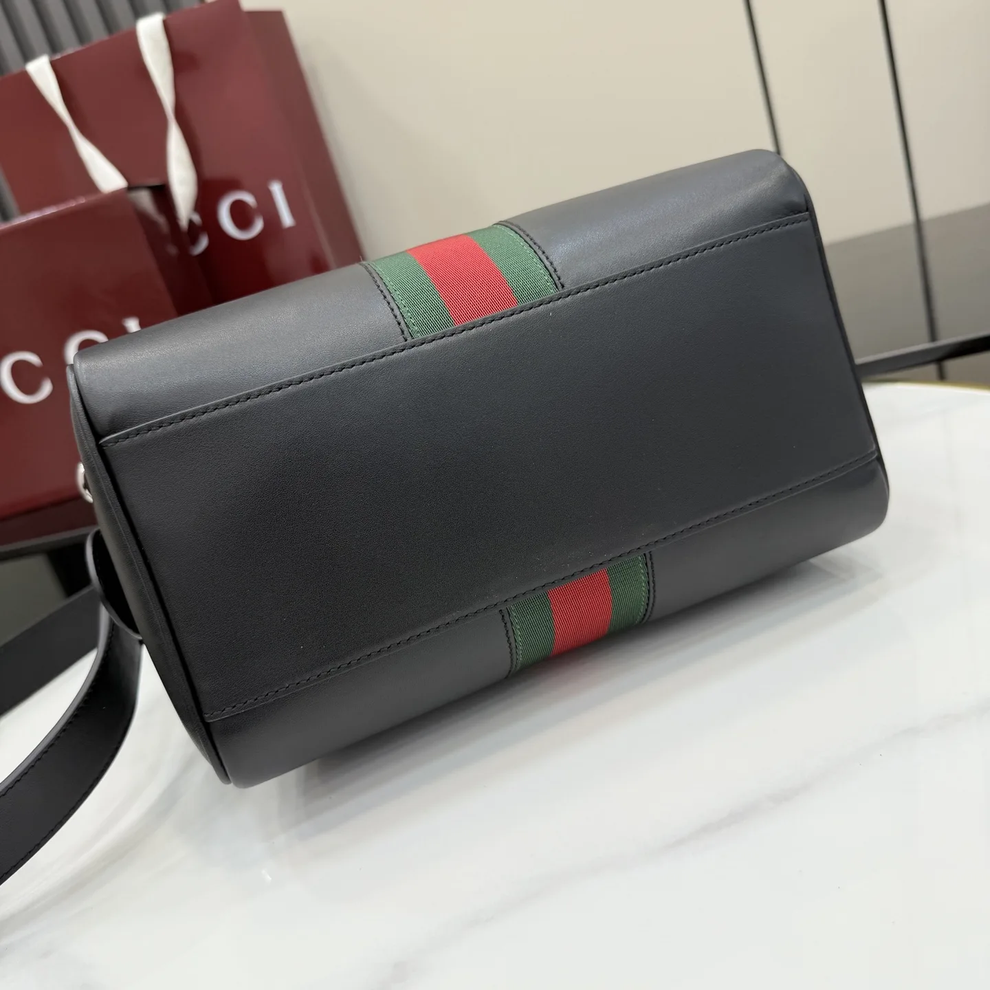 Gucci Black Quilted Leather Top Handle Bag product photo from LabelPicks