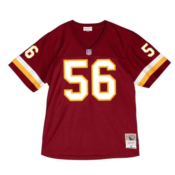 LaVar Arrington Washington Commanders  2001 Legacy Throwback Replica Jersey - Burgundy