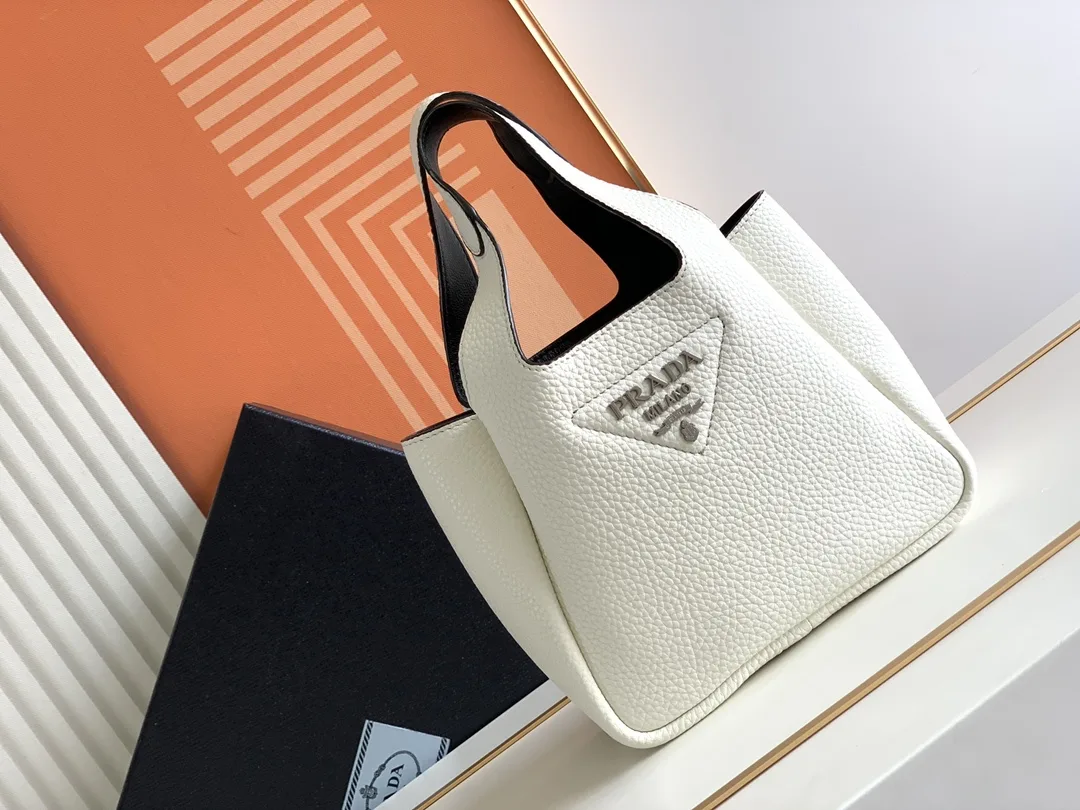 Prada Grained Leather Tote Bag product photo from LabelPicks