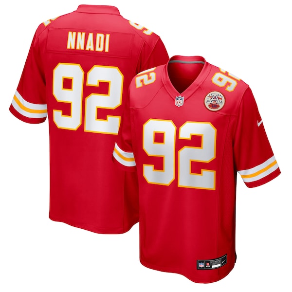 Derrick Nnadi Kansas City Chiefs Nike Team Game Jersey -  Red