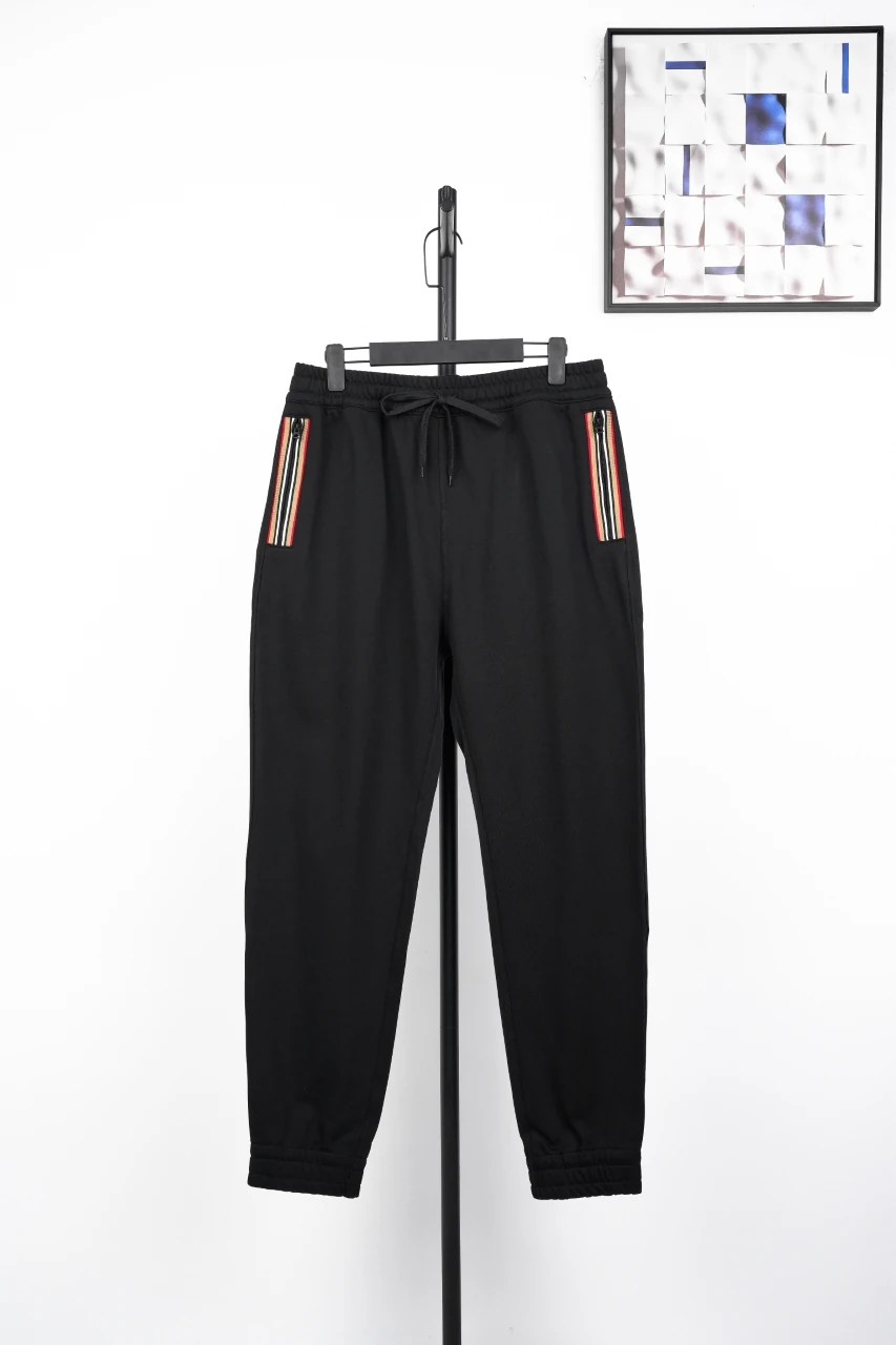 Burberry Black Check Side Knit Pants product photo from LabelPicks
