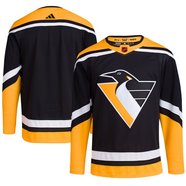 Pittsburgh Penguins adidas Reverse Retro 2.0 Authentic Jersey Custom - Black