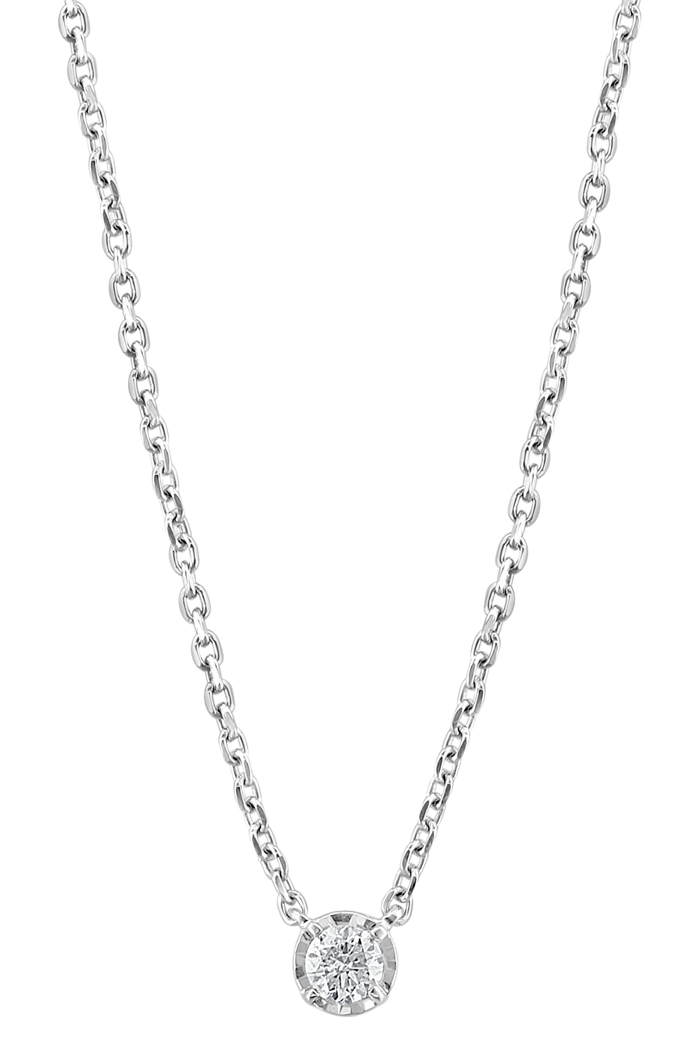 EFFY Sterling Silver Diamond Pendant Necklace