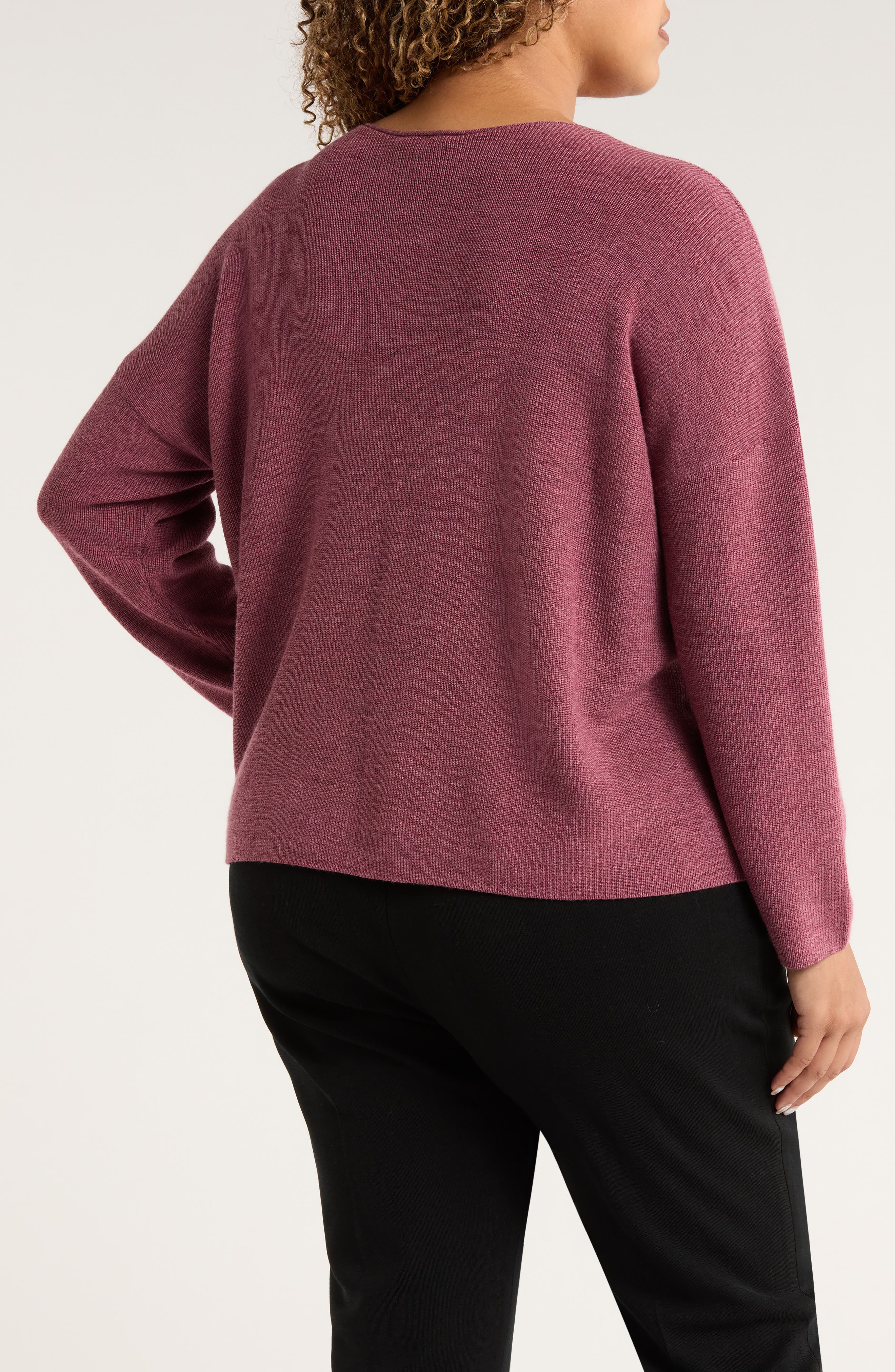 Eileen Fisher Crewneck Wool Sweater