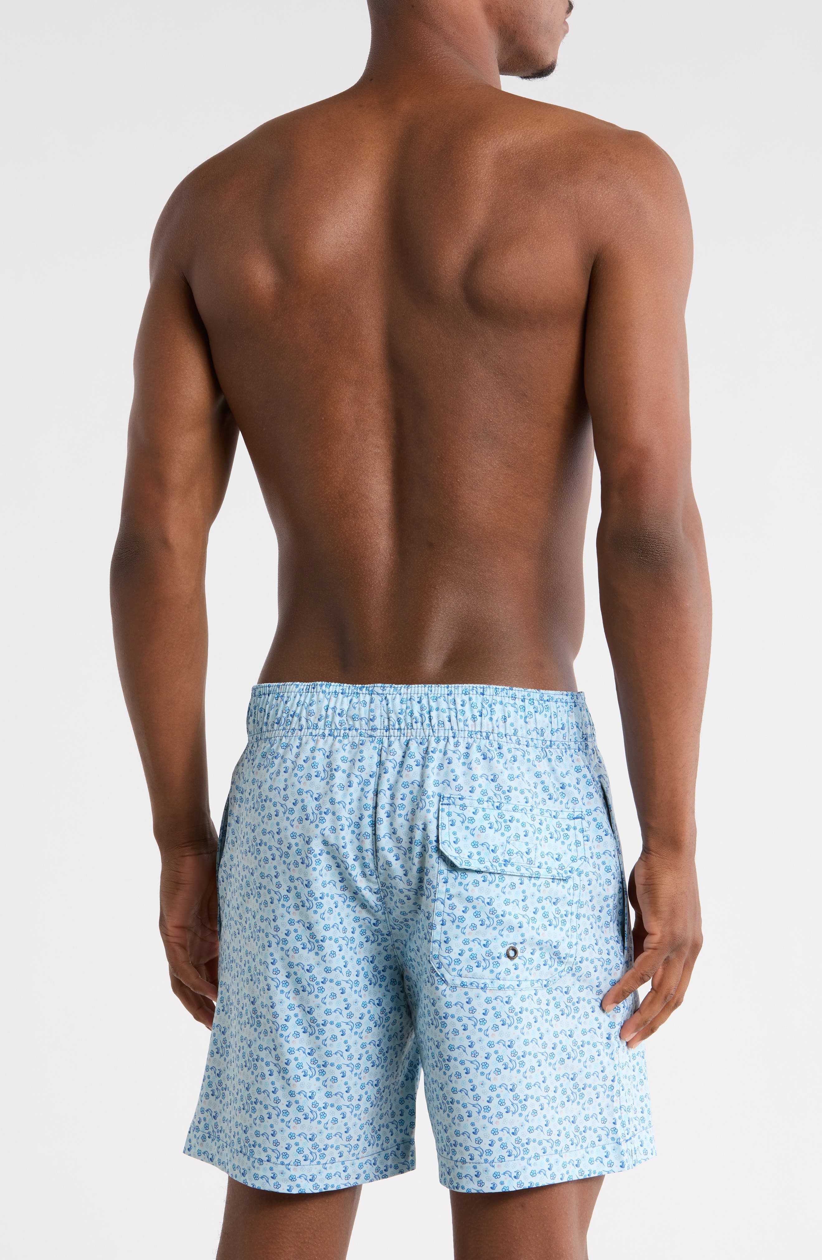 Mr.Swim Floral Sea Swim Trunks
