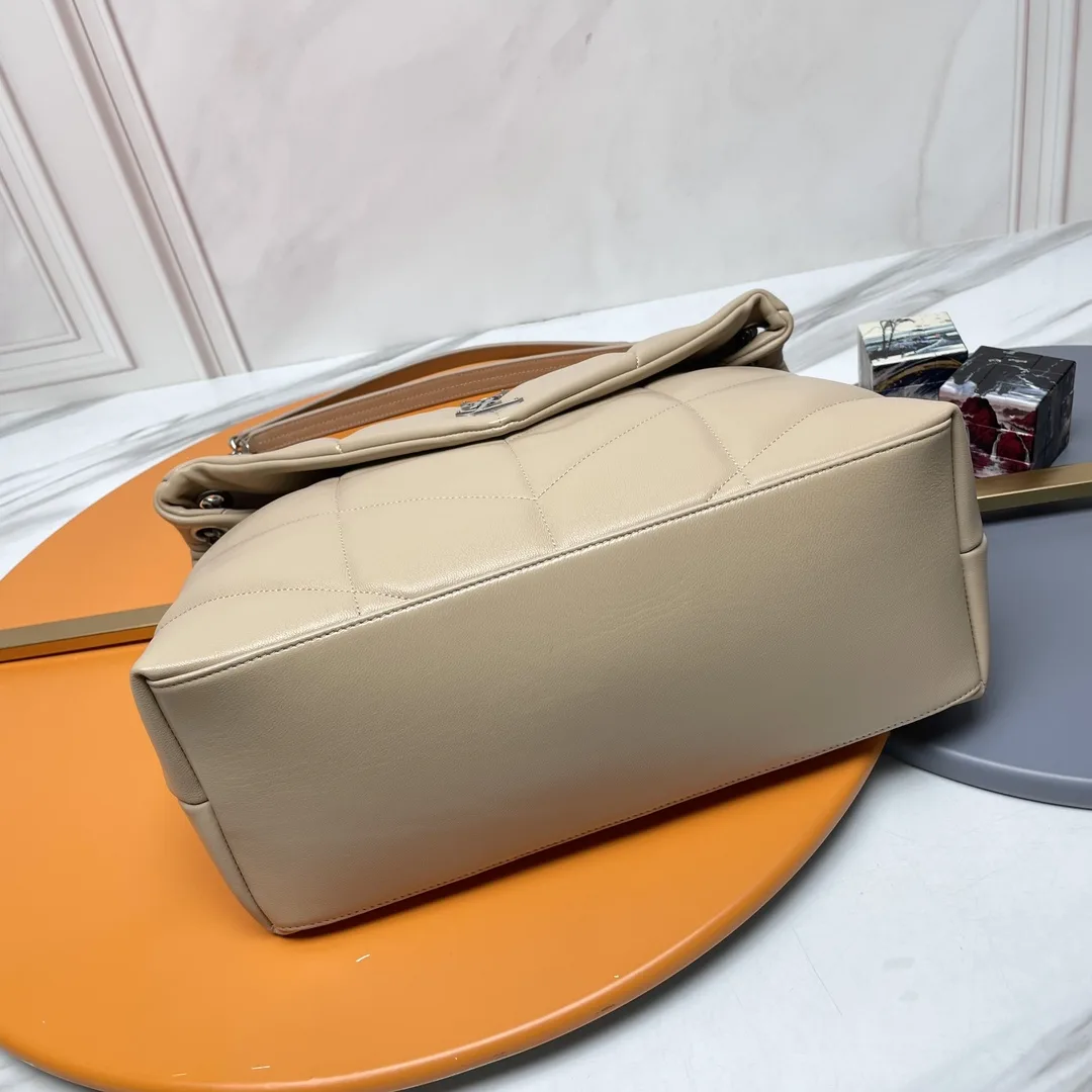 Saint Laurent Beige Loulou Quilted Leather Shoulder Bag product photo from LabelPicks