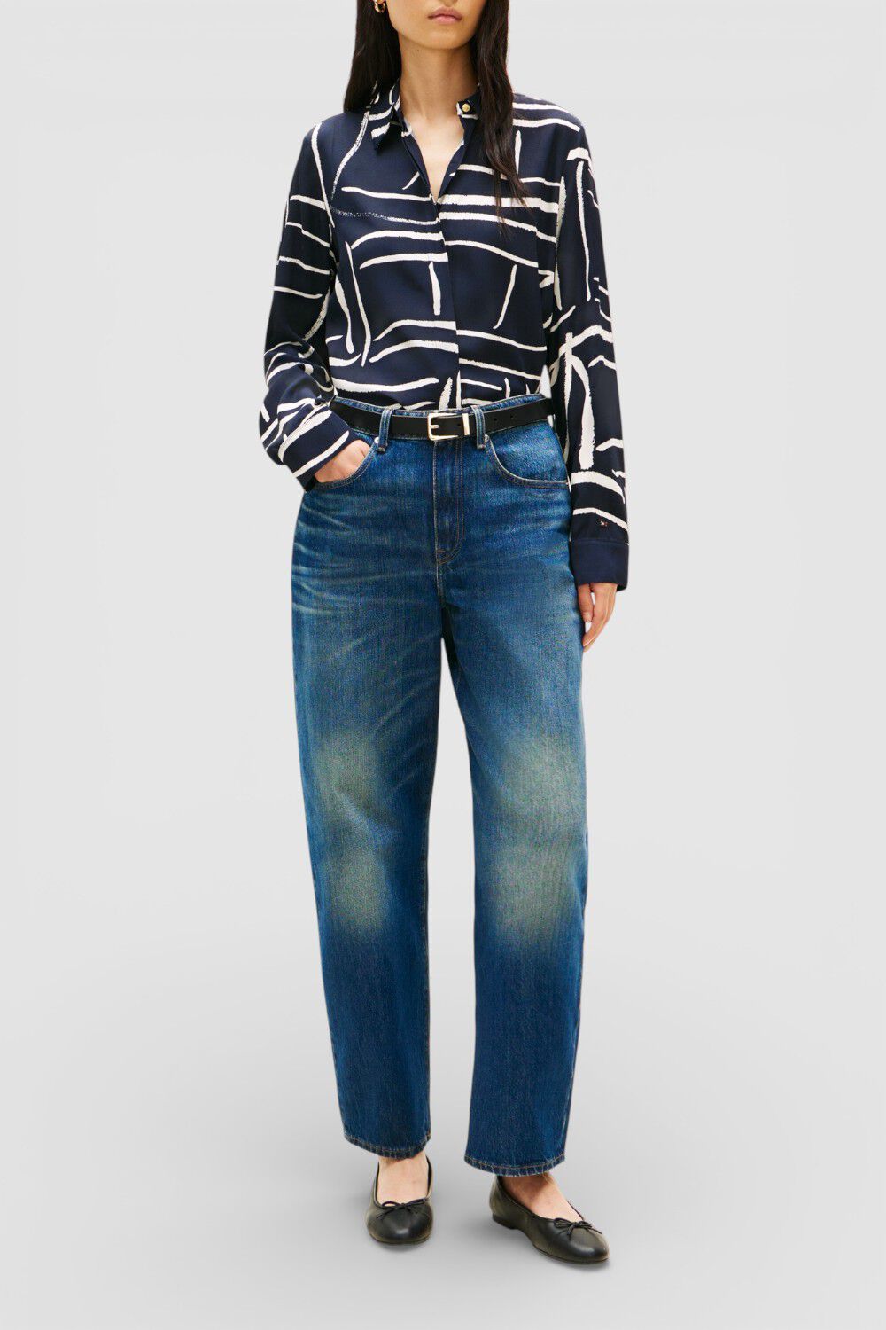 TOMMY HILFIGER חולצה מכופתרת