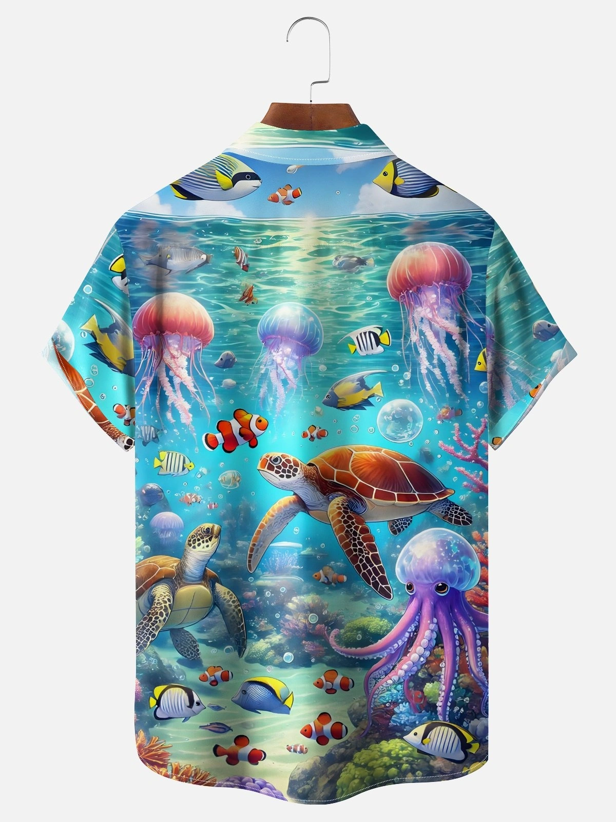 Men's printed shirts palm Tree Holiday Hawaiian Shirt