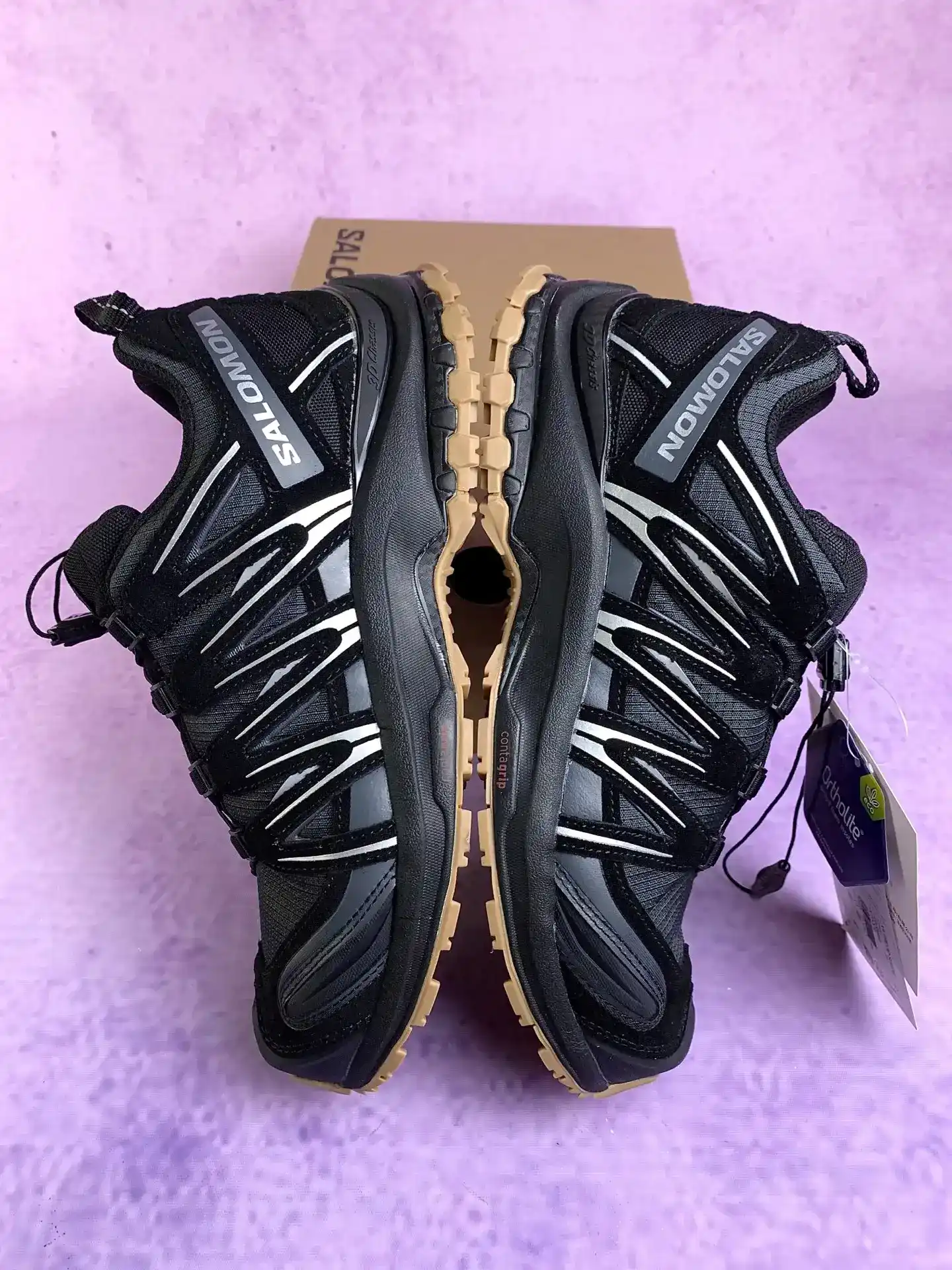 Salomon XA PRO 3D SUEDE “Black Ebony” Shoes product photo from LabelPicks