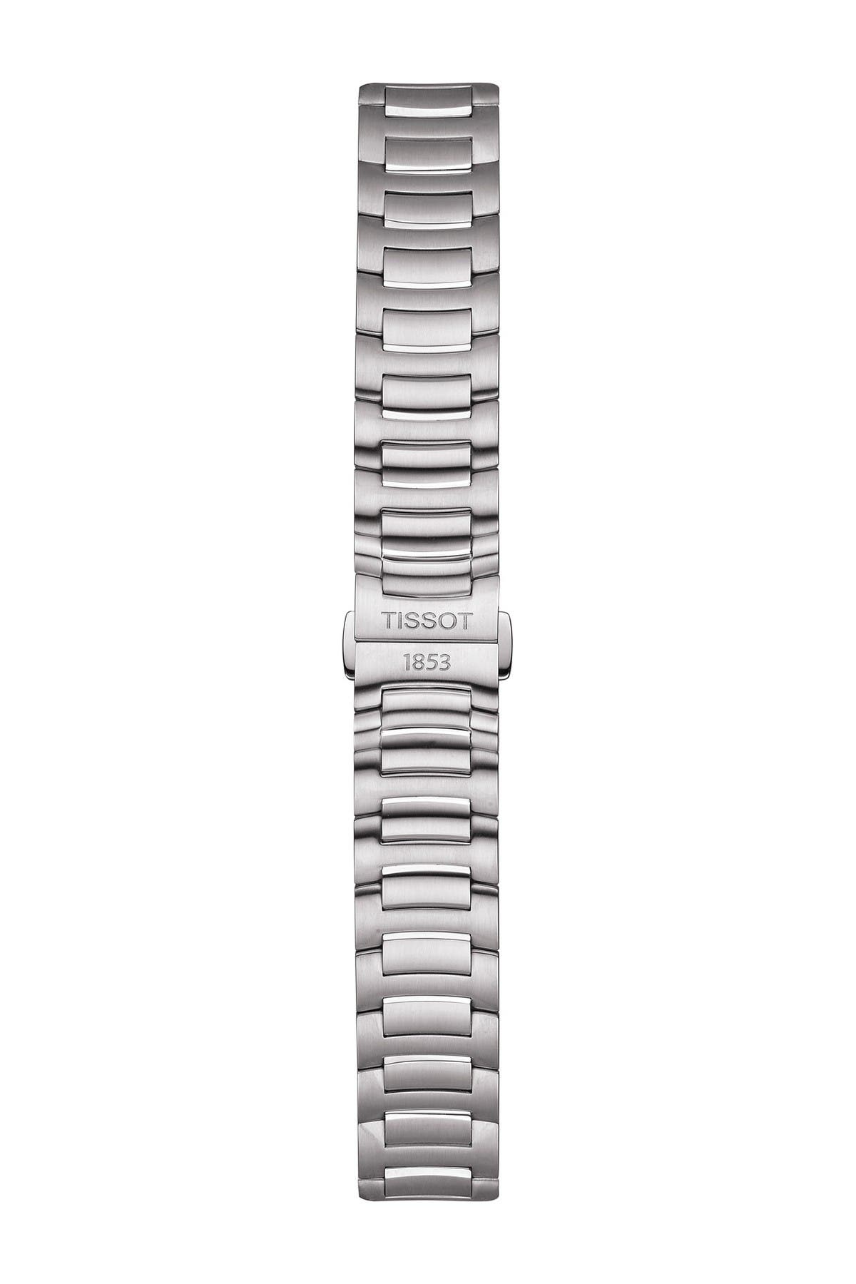 Tissot Women's T-Touch Solar Diamond Accent Stainless Steel Bracelet Watch, 38mm - 0.10 ctw