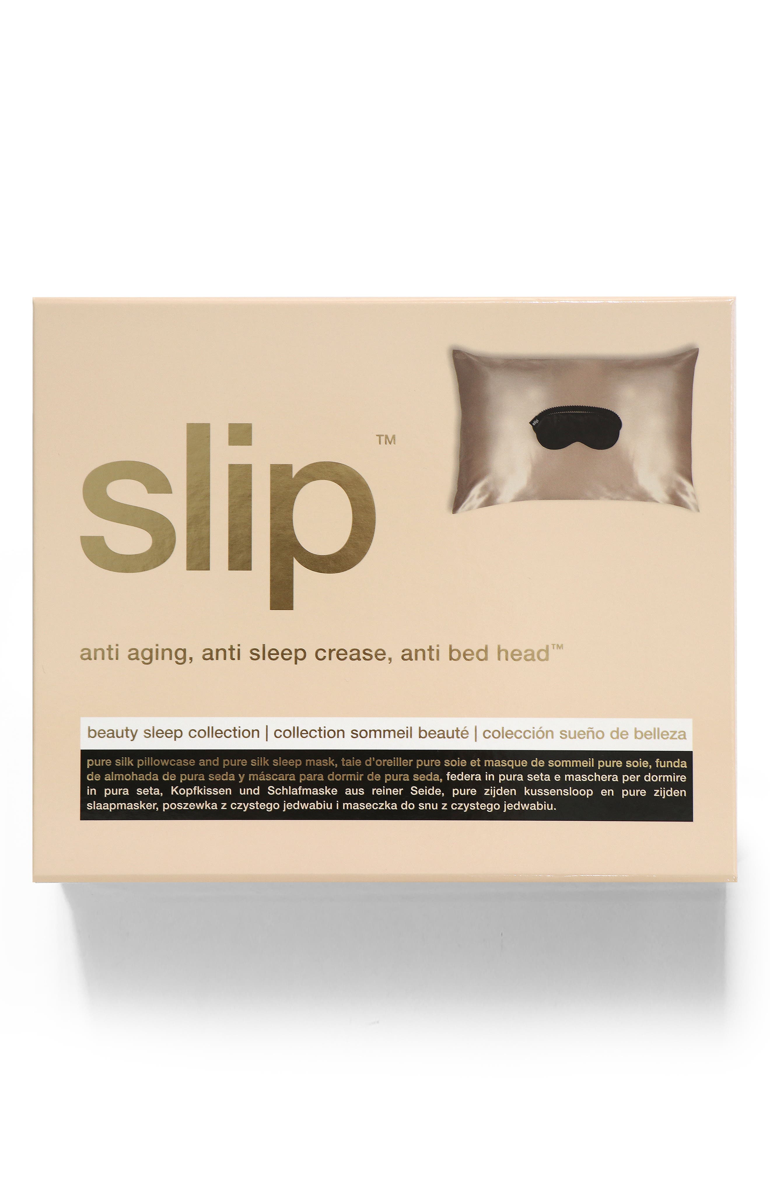 slip slip™ for beauty sleep Pillowcase & Eye Mask Set