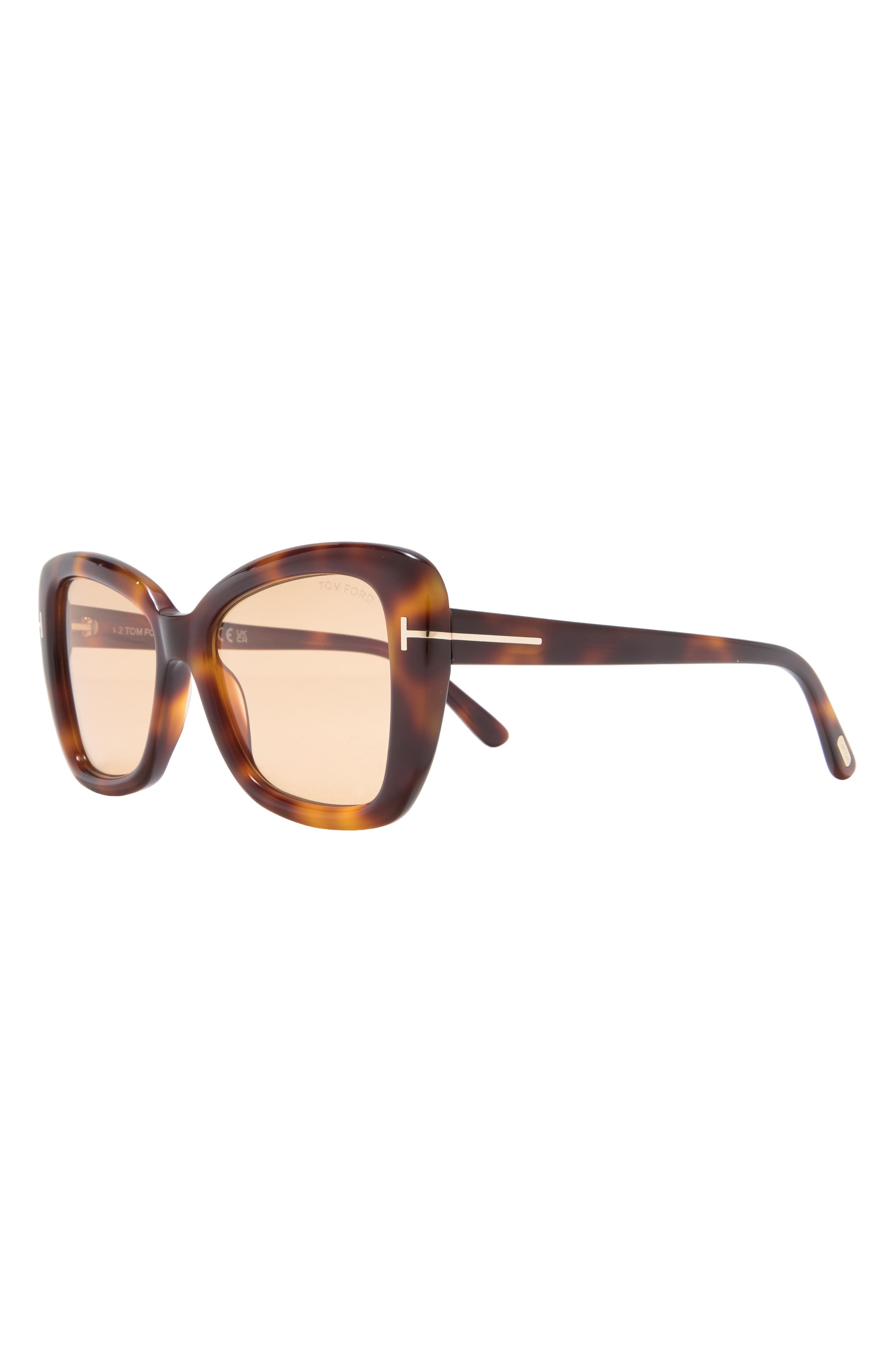 TOM FORD Maeve 55mm Butterfly Sunglasses