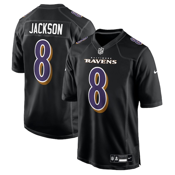 Lamar Jackson Baltimore Ravens Nike Fashion Jersey - Carbon Black