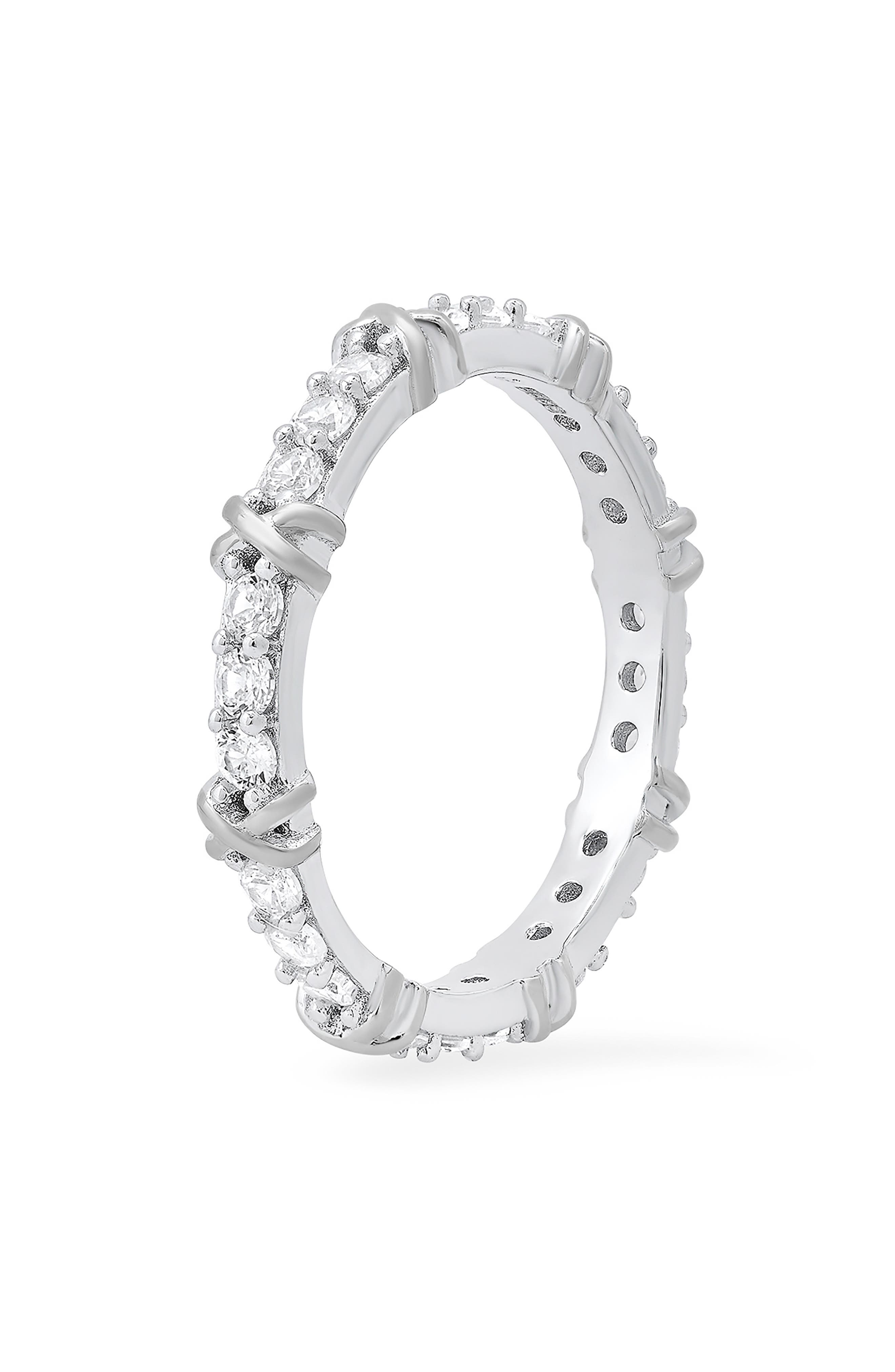 Queen Jewels Cubic Zirconia Stacking Ring