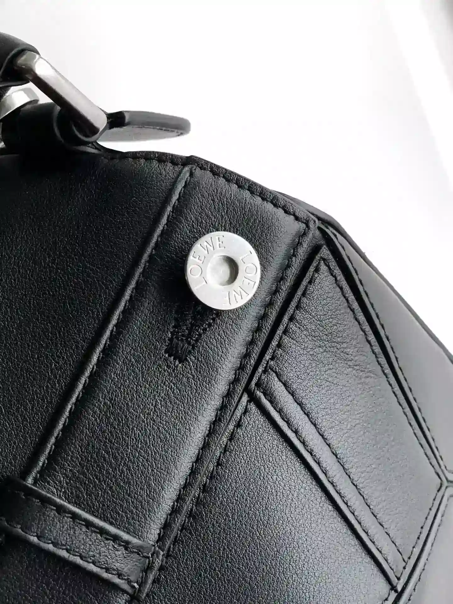 Loewe Black Puzzle Grained Leather Top Handle Bag product photo from LabelPicks