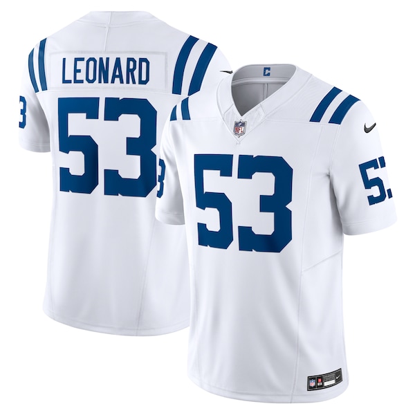 Shaquille Leonard Indianapolis Colts Nike Vapor F.U.S.E. Limited Jersey - White/Blue/Royal