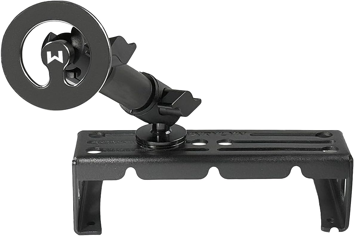 All Metal F150 Phone Mount Heavy Duty Magnetic Phone Mount for 2015-2019 2020 F150 2017-2022 F250/F350 Super Duty | Dash Platform Phone Holder For iPhone 17 /16 & Android | OEM Screw Hole Installation