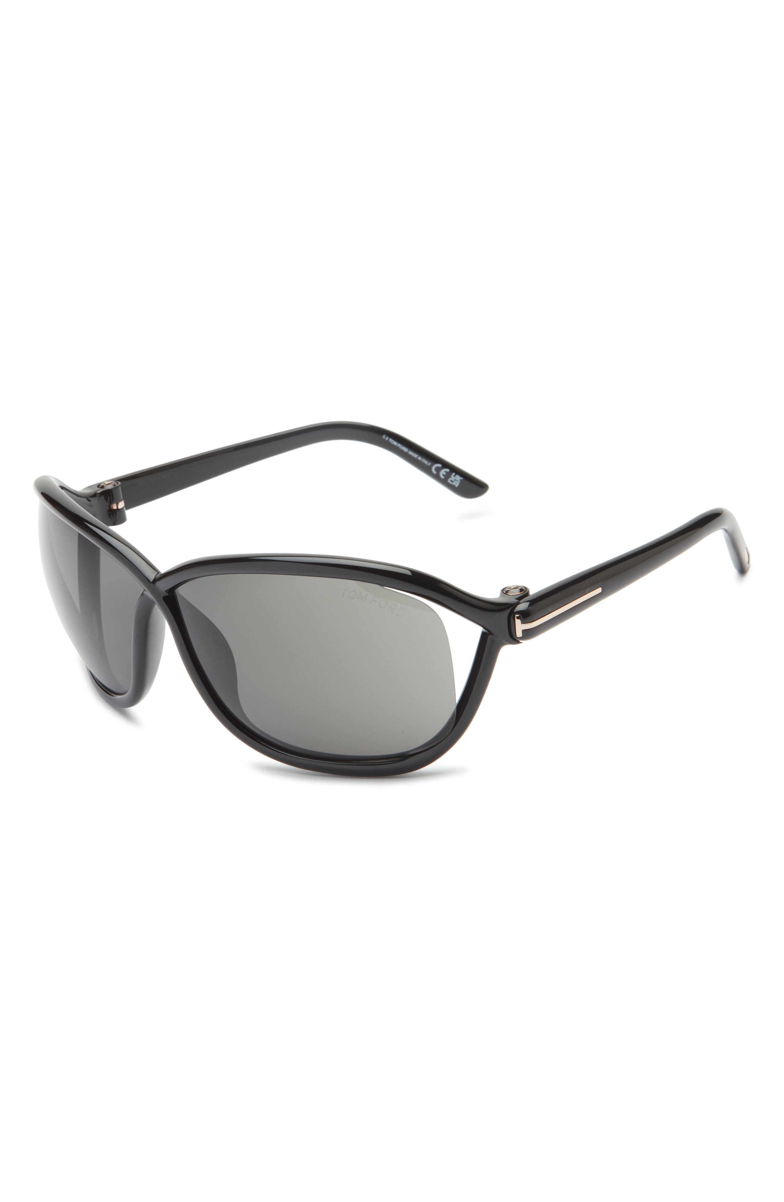 TOM FORD 68mm Gradient Square Sunglasses