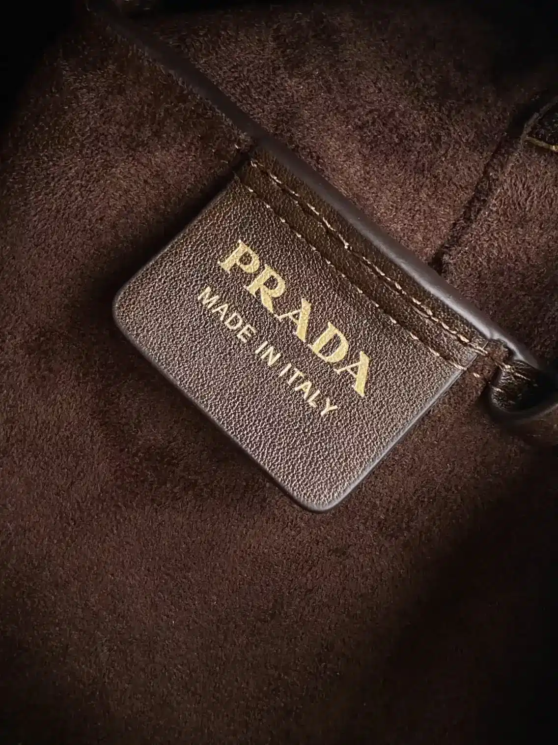 Prada Suede Leather Top Handle Bag product photo from LabelPicks
