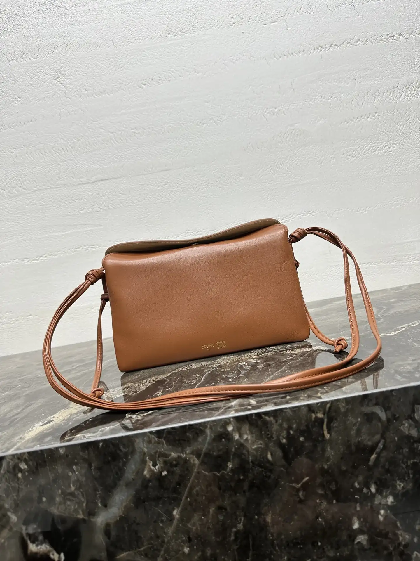 Celine Triomphe Lambskin Crossbody Bag product photo from LabelPicks