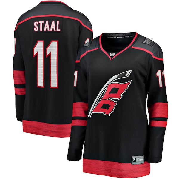 Jordan Staal Carolina Hurricanes  Women's Alternate Breakaway Jersey - Black