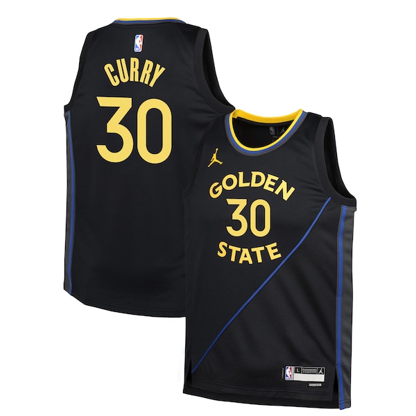 Stephen Curry Golden State Warriors Jordan Brand Youth Swingman Jersey - Statement Edition - Navy