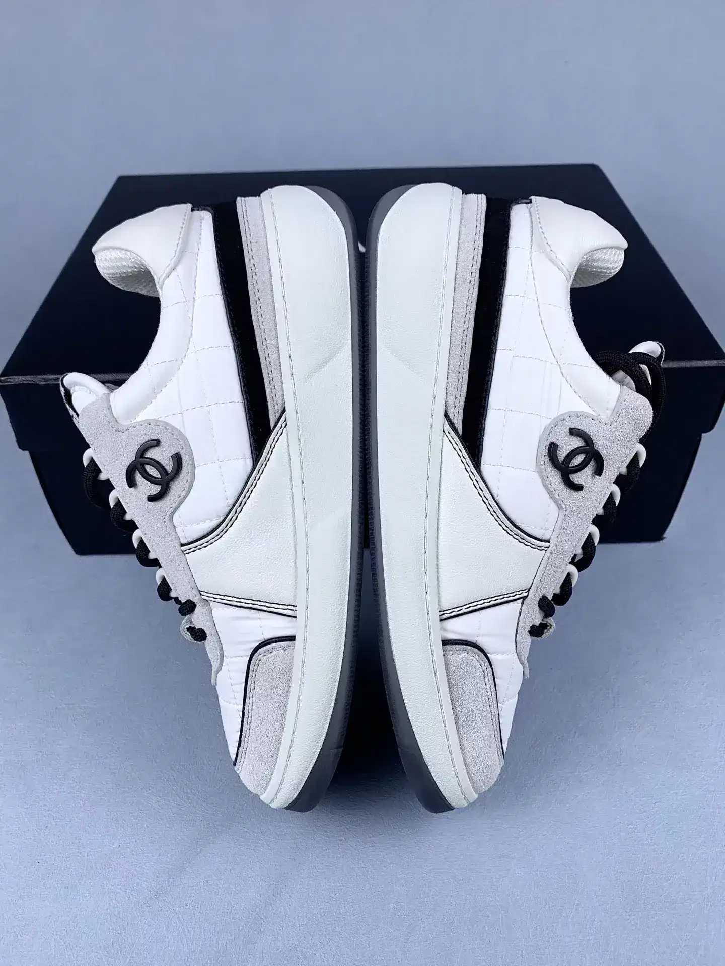 CHANEL Sneakers Fabric, Suede Calfskin & Calfskin product photo from LabelPicks