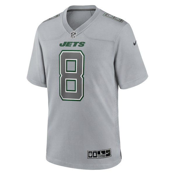 Aaron Rodgers New York Jets Nike Atmosphere Fashion Game Jersey - Heather Gray